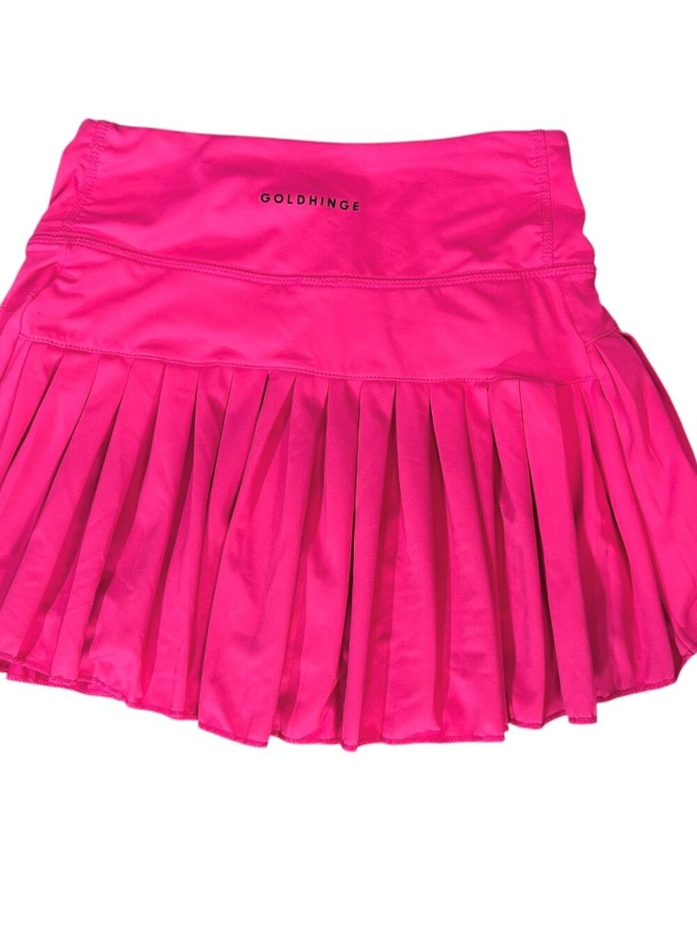 Gold Hinge Tennis Skort Bundle XS Pink Green Pleated Athletic Skirts 2pc - Picture 3 of 9